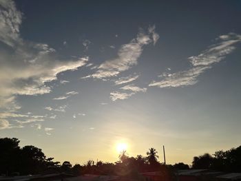 Scenic view of sunset