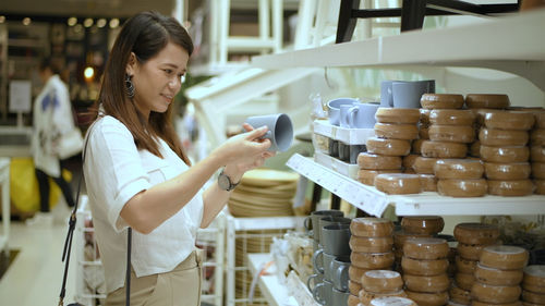 Young woman using mobile phone