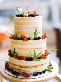 Close-up of cake on table