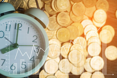 Close-up of clock