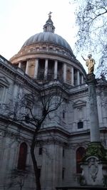 Low angle view of church against sky