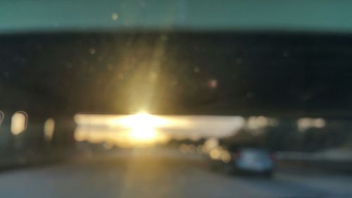 Surface level of illuminated street light
