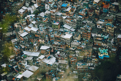 High angle view of cityscape