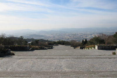 Scenic view of city against sky