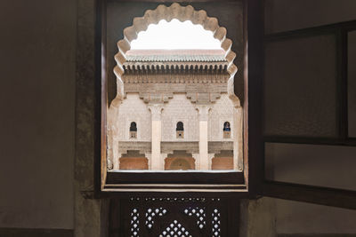Ben youssef madrasa islamic school interior details