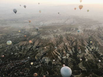 Hot-air balloon in cappadocia turkey