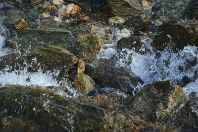 Rocks in water