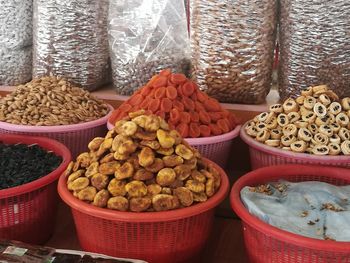 Close-up of vegetables for sale at market stall