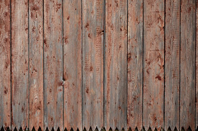 Full frame shot of wooden fence