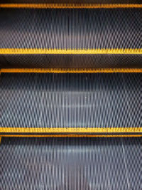 Full frame shot of escalator