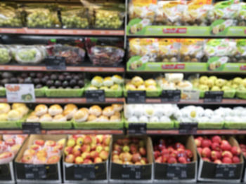 Vegetables for sale at market stall