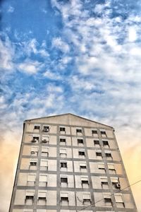 Low angle view of building against sky