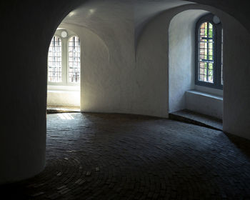 Empty corridor of building