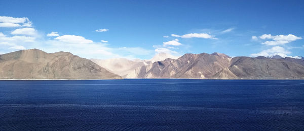 Scenic view of mountain against sky