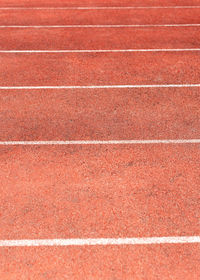 Full frame shot of running track