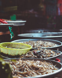 Street food market in ho chi minh city, vietnam