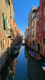 Boats in canal