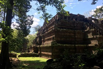 Exterior of temple against sky