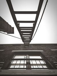 Low angle view of built structure against sky