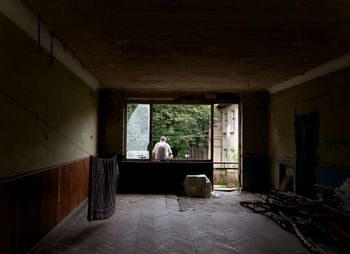 Interior of abandoned room
