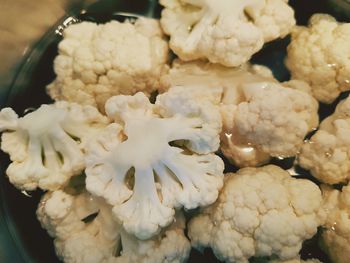 High angle view of food