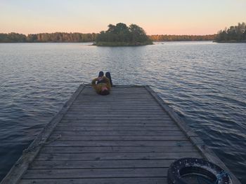 Ducks on a lake