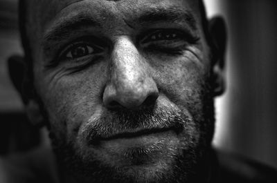 Close-up portrait of man