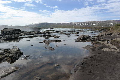 Scenic view of landscape against sky