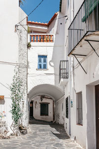 Narrow alley in town