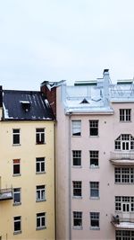 Low angle view of buildings against sky