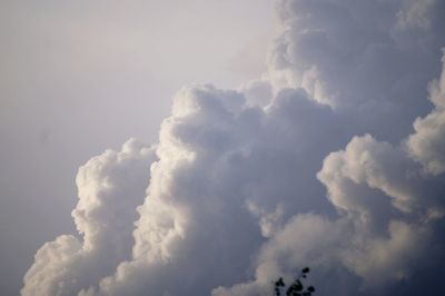 Low angle view of cloudy sky