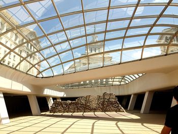 Low angle view of modern building