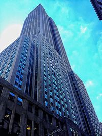 Low angle view of modern buildings