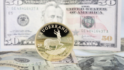 Close-up of coin