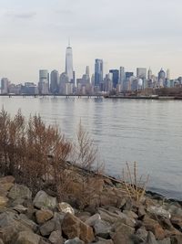 View of city at waterfront