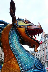 Low angle view of built structure