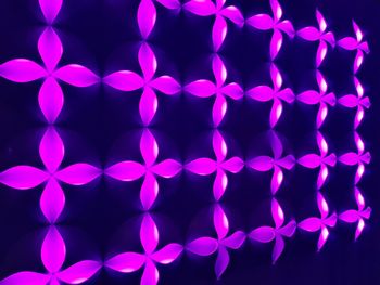 Defocused image of illuminated lights