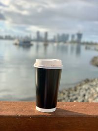 Close-up of coffee on table