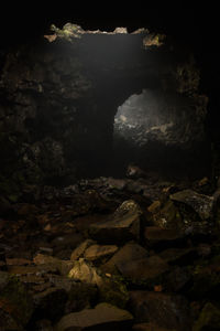 Close-up of cave