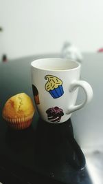 Coffee cup on table