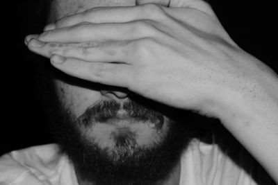 Cropped image of woman looking away