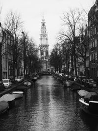 Canal along buildings