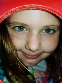 Close-up portrait of a girl