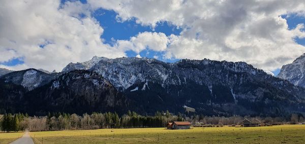 Panoramic view of landscape against sky