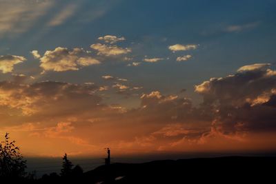 Scenic view of sky during sunset