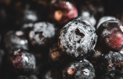 Full frame shot of blueberries 