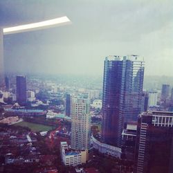 City skyline against sky