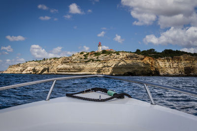 Clouds over mountain range