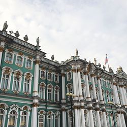 Low angle view of historical building