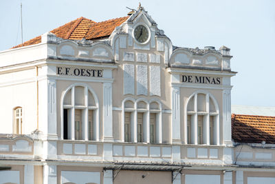 Low angle view of historic building against sky